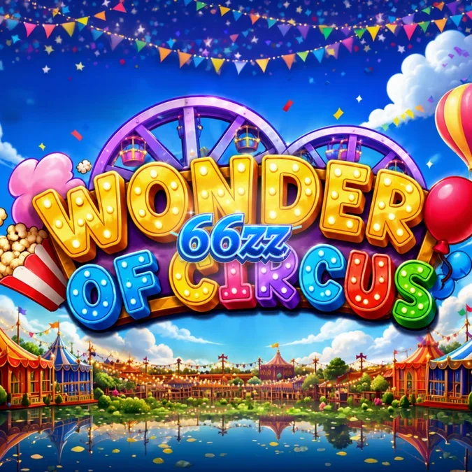 Wonder of Circus স্লট গেমের রঙিন সার্কাস থিমযুক্ত ইন্টারফেস